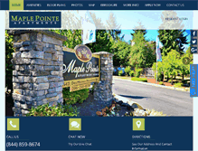 Tablet Screenshot of burien-apartments.com